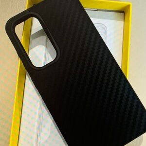 Premium Black Carbon Fiber Phone Case